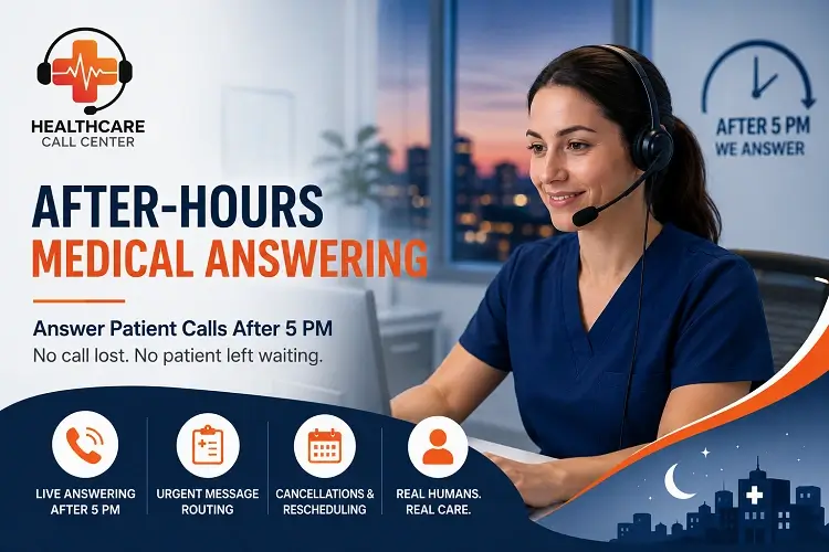 After-Hours Medical Answering Service for Medical Offices That Miss Patient Calls After 5 PM