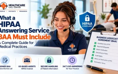 HIPAA-Compliant Answering Service: BAA Requirements for Medical Practices