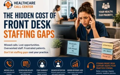 Why Front Desk Staffing Gaps Cost Medical Practices More Than Payroll