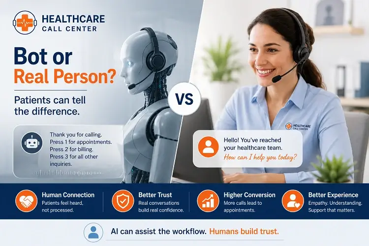 human vs ai call answering
