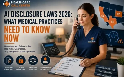 AI Disclosure Laws Are Now Knocking on Medical Practices’ Phone Lines | 2026 Phone Rules