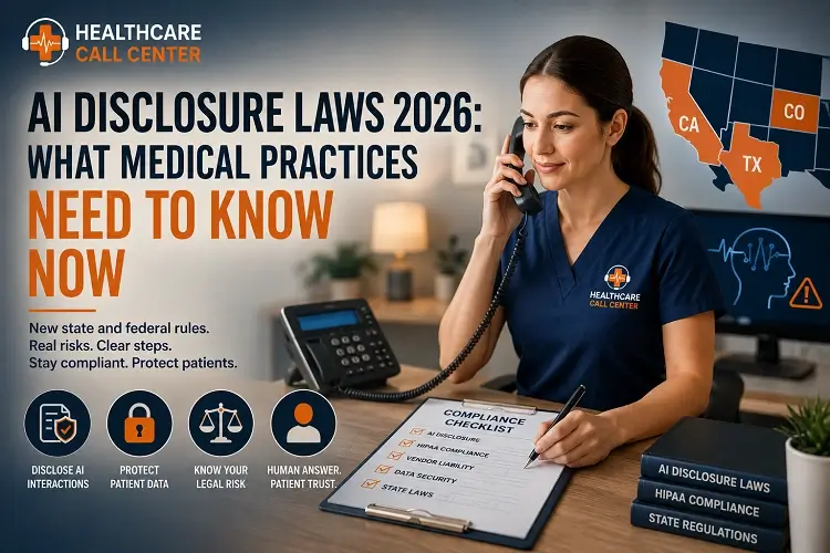 AI Disclosure Laws Are Now Knocking on Medical Practices’ Phone Lines | 2026 Phone Rules