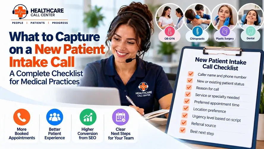 new patient intake calls