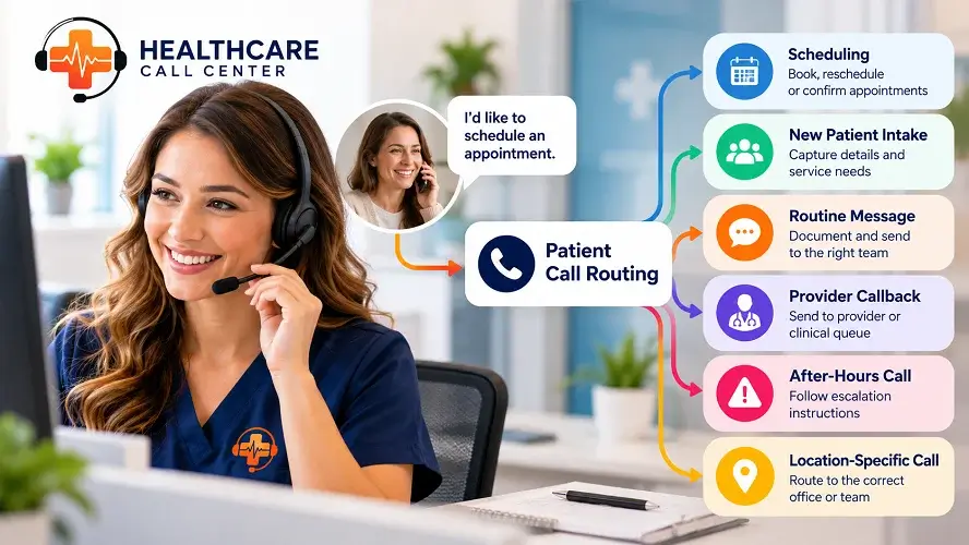 patient call routing for medical practices