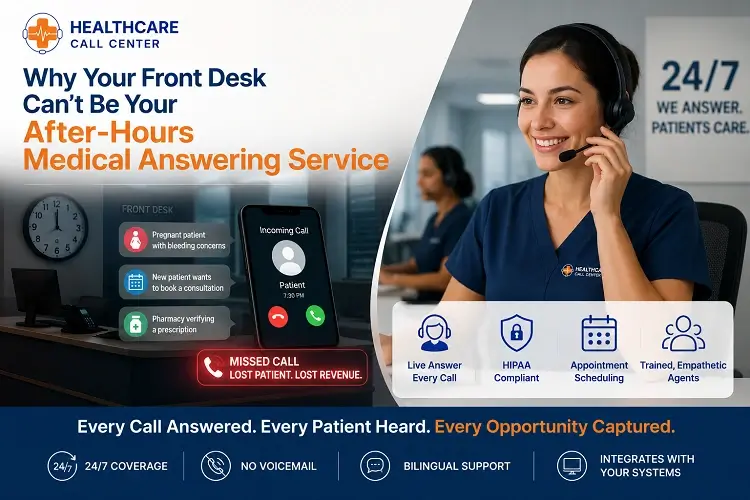 after hours medical answering service front desk