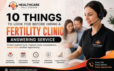 10 Things to Look for Before Hiring a Fertility Clinic Answering Service