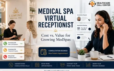 Medical Spa Virtual Receptionist: Cost vs. Value for Growing MedSpas