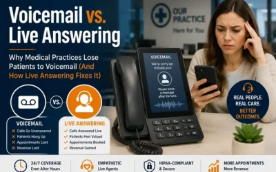 Why Medical Practices Lose Patients to Voicemail (And How Live Answering Fixes It)